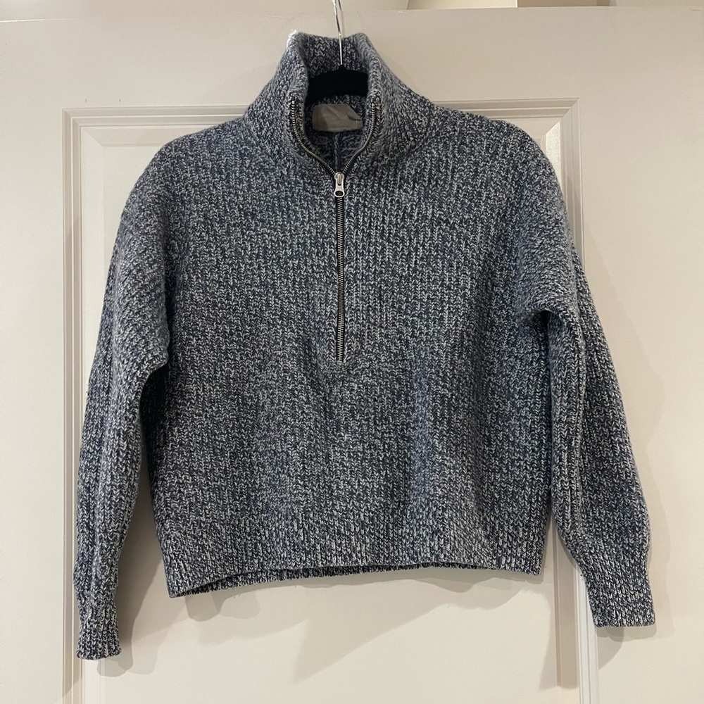 Everlane The Half-Zip Merino Sweater